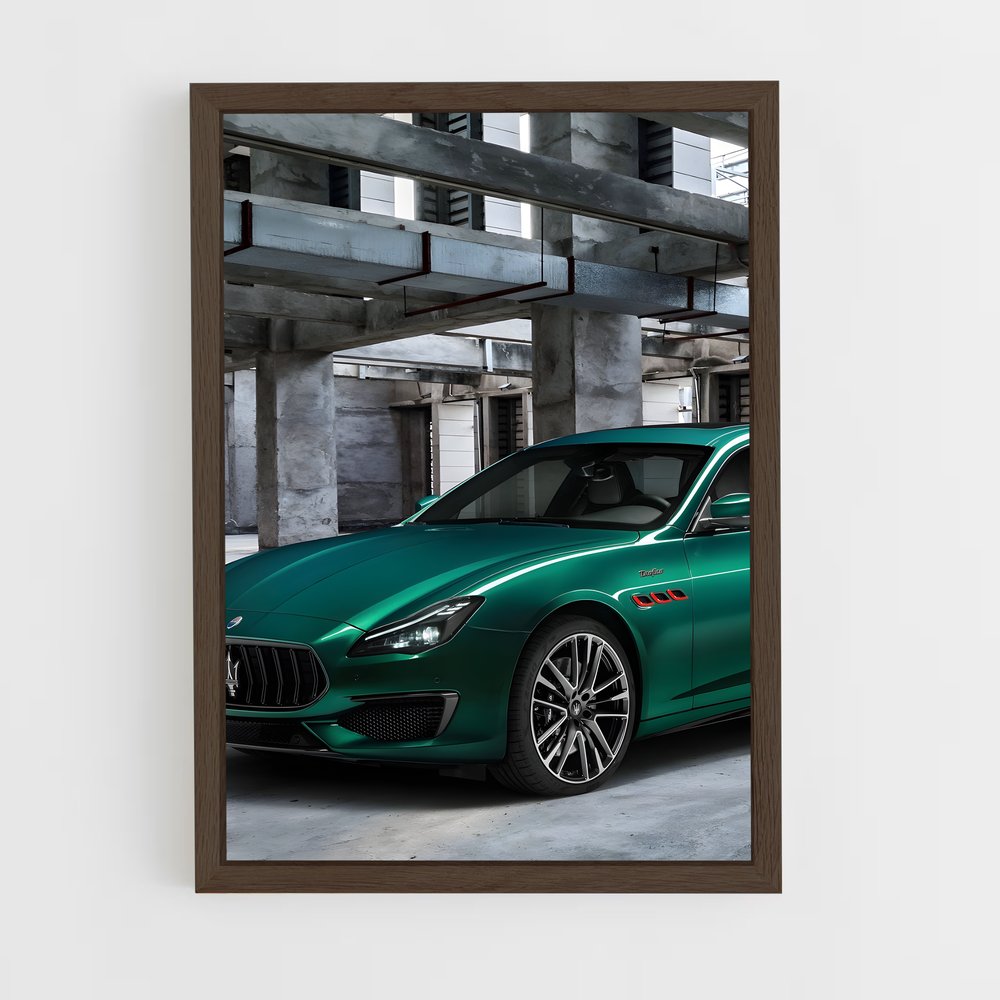 Poster La Mascarade Verte – affiche Maserati (vue 5)